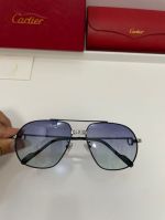 Cartier Blue  Unisex Pure Titanium Eyeglasses 